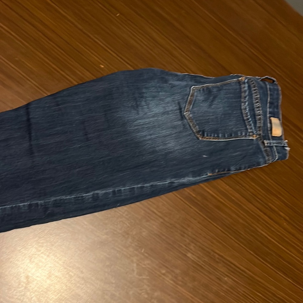 Dark blue jeans